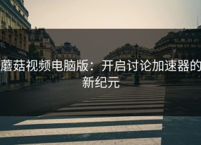 蘑菇视频电脑版：开启讨论加速器的新纪元