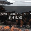 蘑菇短视频：看似平凡，却让人上头的神秘力量