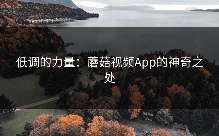 低调的力量:蘑菇视频App的神奇之处 低调的力量:蘑菇视频App的神奇之处